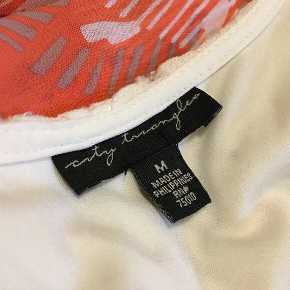 City Triangles Cream Crochet Top Side Slit Mini Maxi Dress - Picture 11 of 16